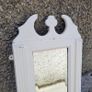 Antique carved wood mirror/wall shelf Image 2