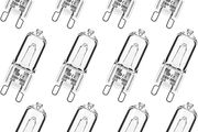 G9 Halogen Bulbs, G9 28W Light Bulbs,Dimmable 230V 2700K Warm White G9 Bulb for Table Lamps, Cabinet Light, Oven, Replacement Capsule Bulbs for Lamps, 12 Pack DIFFERENT WATTAGE AVAILABLE (FREE POSTAGE)