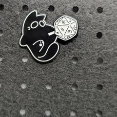 Cute cat enamel pin