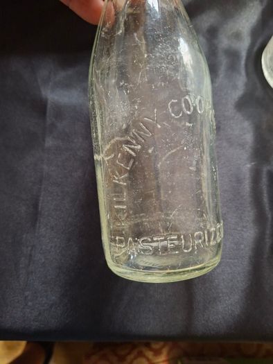 7 Antique Milk Bottles Kilkenny, Arboy and Dublin Price is for 1 only Postage or Collection,