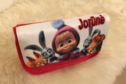 Masha and the bear Personalized Pencil Case Make up bag School Birthday Gift Boys Girls with your own name on it! / back to school stationery