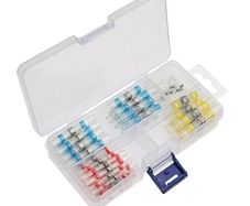 100pcs Waterproof Solder Seal Heat Connector Shrink Butt Connectors Lug Terminals Electrical Wire Car Insulated Terminal