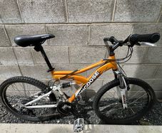 Mongoose full-suspension mountain bike