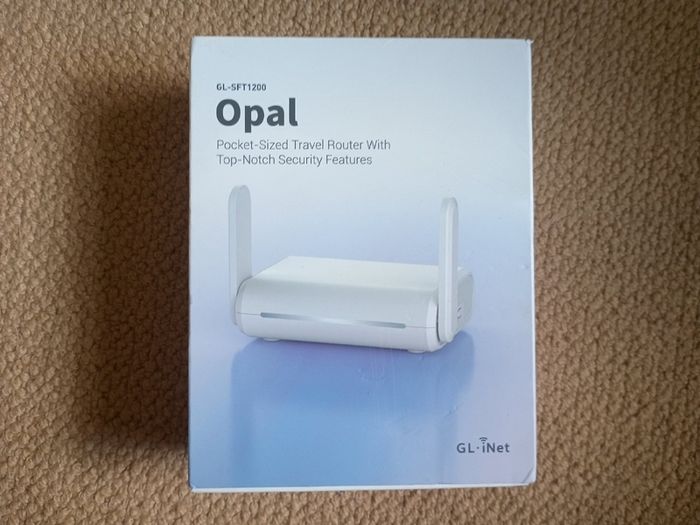 GL.iNet Opal (GL-SFT1200) Pocket Travel Router Brand New, Never Used