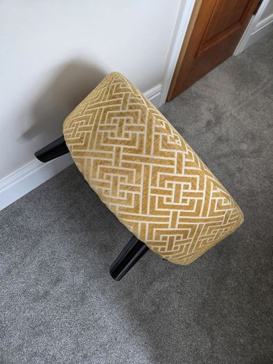 Footstool and Cushions