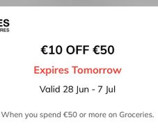 10 off 50 dunnes voucher
