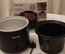 Salter Slow Cooker 3.5 litre with a chalkboard finish