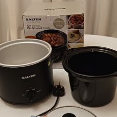 Salter Slow Cooker 3.5 litre with a chalkboard finish