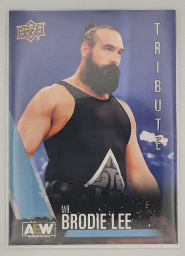 AEW Brodie Lee Tribute Trading Card (Upper Deck 2021 First Edition)