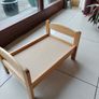 wooden dolls bed Image 3