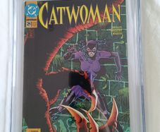Catwoman Issue 21 CGC 9.8 Certified Graded Comic Framed DC Batman