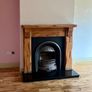 Cast Iron and timber fireplace Image 2