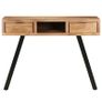 Desk 110x50x75 cm Solid Acacia Wood with Live Edges Image 4