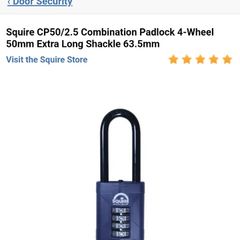 Squire combination padlock CP50