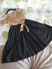 vintage style lindy bop rockabilly dress size 14