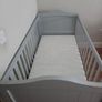 Nested toddler cot with mattress, barely used, good condition Image 2