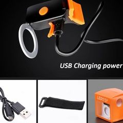 LED lighting  5 mode styles bike light