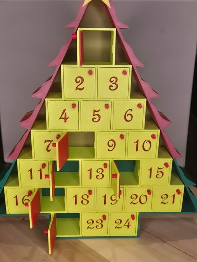 Christmas Tree Advent Calendar