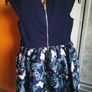 Navy girls dress 8-9y Image 2
