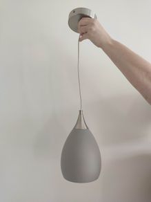Grey ceiling light