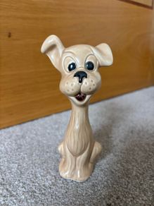 Vintage Sylvac Long Neck Ceramic Dog Figurine