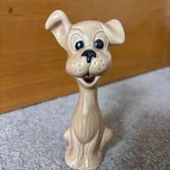 Vintage Sylvac Long Neck Ceramic Dog Figurine