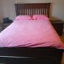 Solid wooden double bed Image 4