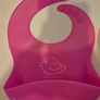 Pink silicone bibs Image 2