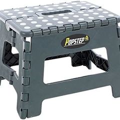 olding Step Stool 9 inches 22cm Anti Slip Top. Compact Folding Stool Easy To Store, Perfect Kitchen Step or Bathroom Step