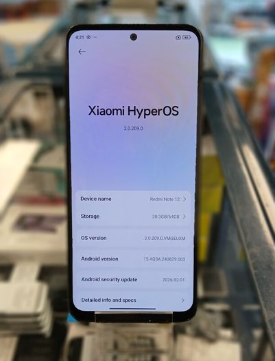 Xiaomi Redmi Note 12 4 GB | 64 GB Sim free | Dual-SIM | Onyx Grey