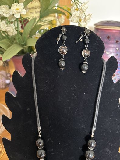 Necklace with matching Earrings