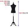 New Womens Tailors Bust Dummy (Black) - FREE Delivery Image 6