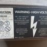 Vintage Ferguson Black and White TV Image 2