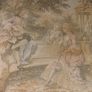 antique vintage tapestry in frame Image 3