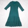 Per Una Dark Teal Green Lace Tiered Midi Dress 12UK/40EU Image 6