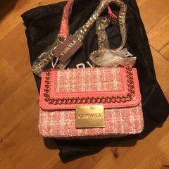 carvela handbag ladies pink small brand new