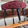 Vintage Rare Mid Century Sherborne Style Footstool with Atomic Legs 1960s Image 3