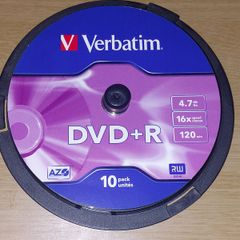 Verbatim DVD+R 16x  Spindle Pack of 7