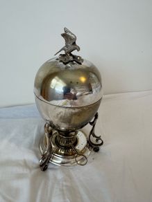 Victorian Silver Plate Egg Coddler Server Warmer By Mappin Brothers Circa 1800's