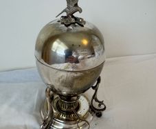 Victorian Silver Plate Egg Coddler Server Warmer By Mappin Brothers Circa 1800's