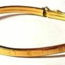 Vintage 9ct Gold Childs Patterned Bangle Image 2