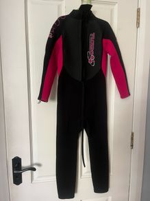 Girls Turbo Wetsuit Age 8-9