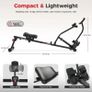Compact Adjustable Rowing Machine, Cardio Exercise Equipment with 12 Levels of Resistance for Complete Body Workouts Image 6