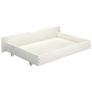 Bed Frame with 2 Drawers White Solid Pine Wood 120x200 cm Image 10