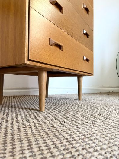Vintage Retro Mid Century Stag Chest of Drawers