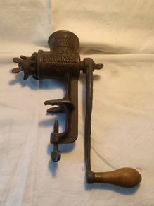 19th Century Universal Number 1 Cast Iron Food Chopper
