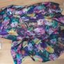 Silk Shawl, with floral design Image 4