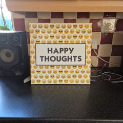 Happy Thoughts Canvas