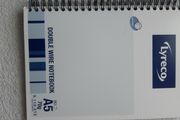 Lyreco Double Wire Spiral Pad Notebook Notepad A5 80 pages Home Office School College