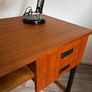 Vintage Retro Mid Century Teak Desk Image 7